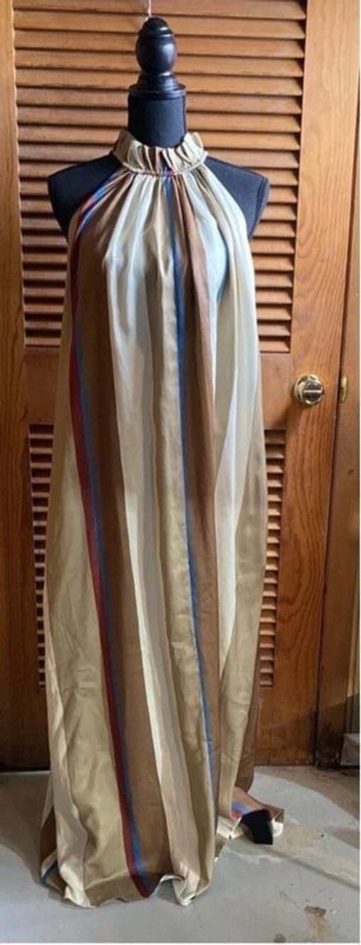 NWT Banana Republic Women's Sleeveless Halter Trapeze Maxi Dress Size S